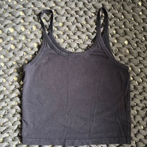 Arq Crop Tank in Navy
